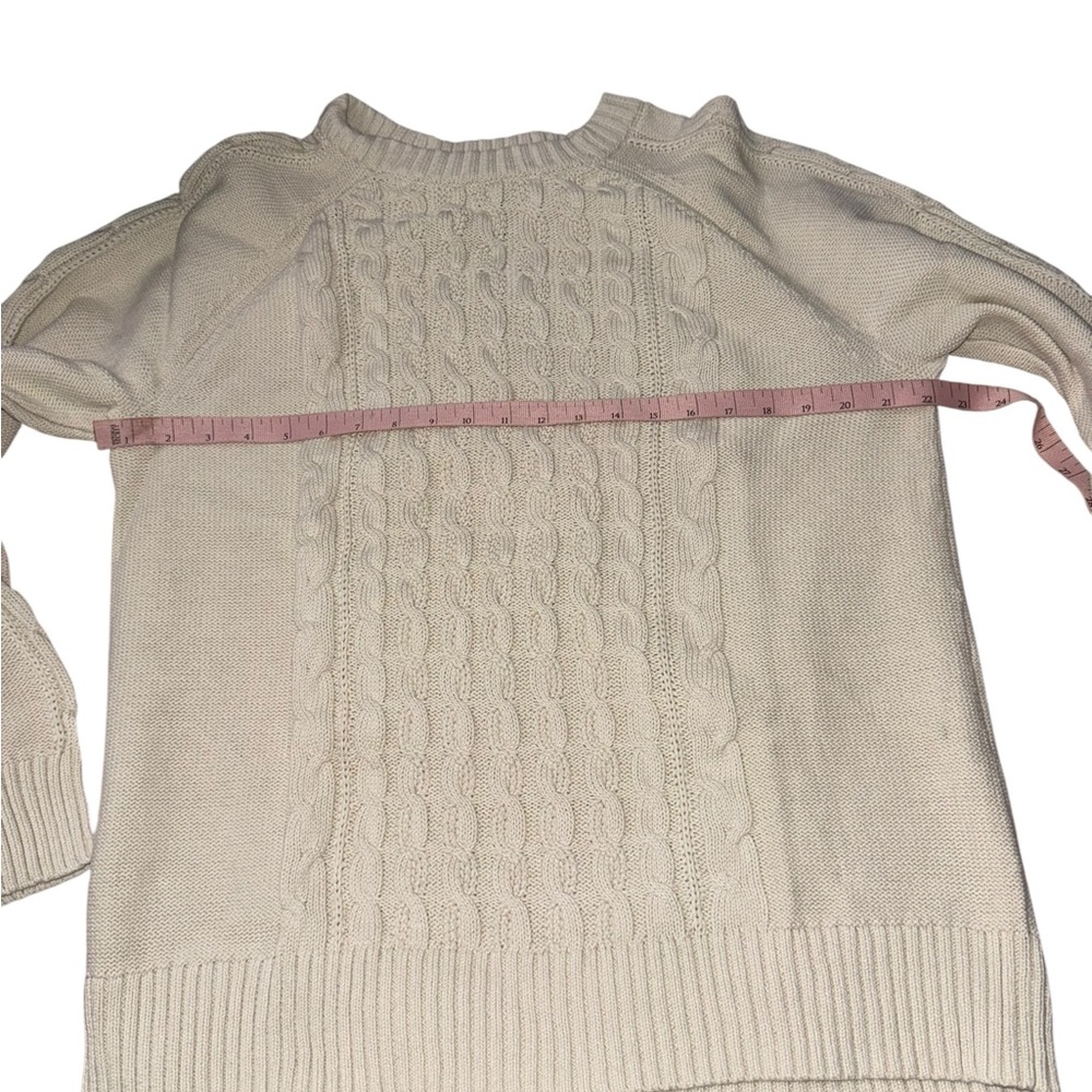 GAP Maternity Beige Knit Sweater Size Large - Picture 3 of 6